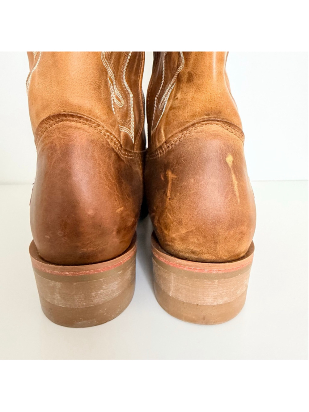 Double-H Dylan Work Boots Old Town Folklore Leather Cowboy Western Men's Size 14 - Picture 8 of 15